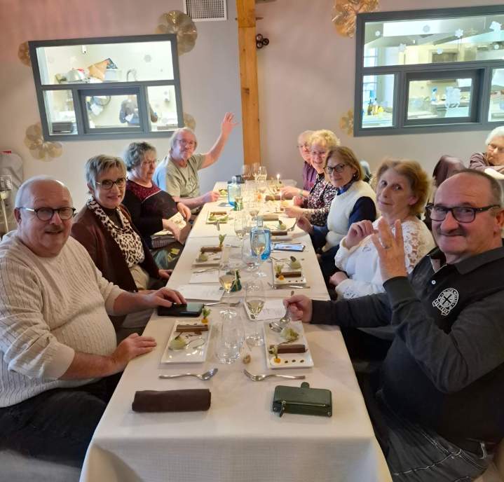 Repas de groupe convivial Chagny